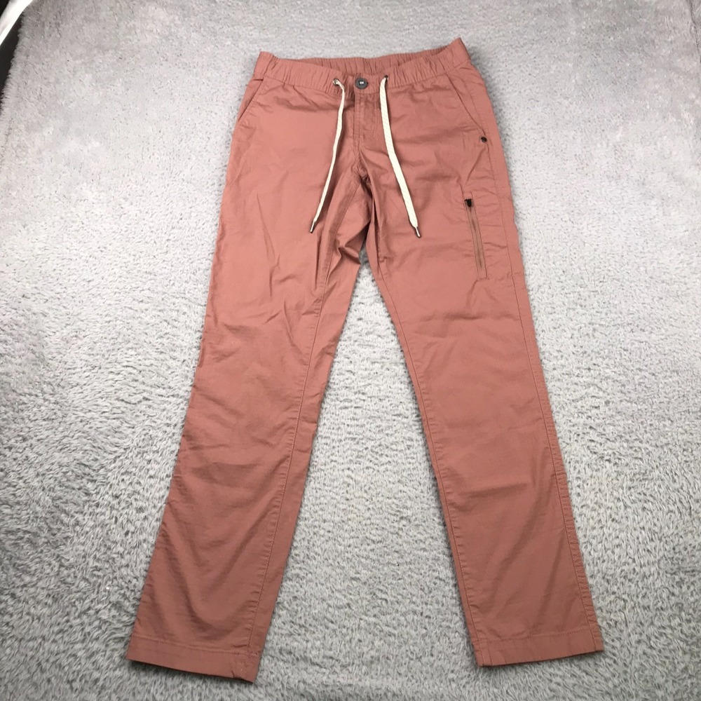 Vuori Ripstop Womens XS (28x28) Salmon‎ Cargo Drawstring Outdoor Hiking
